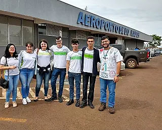 Douradenses embarcam para Festival de Robótica no Rio