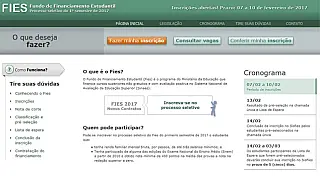 Fies já recebe inscrições para concorrer a vagas remanescentes