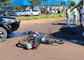 Hilux atropela e mata motociclista