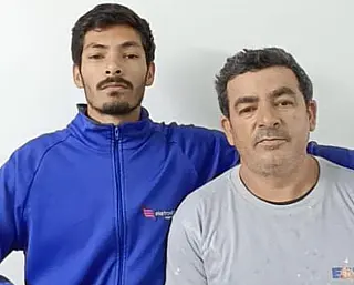 Cristiano's trabalham juntos no Hospital Universitário