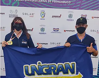 Atleta paralímpica da Unigran recebe homenagem em Pernambuco