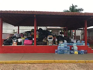 MS arrecada 30 toneladas de doações para Petrópolis