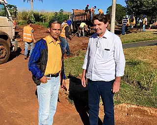 Silas Zanata é atendido com serviços realizados no Canaã I