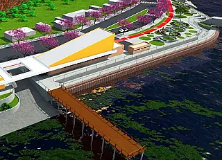 SPU oficializa área para novo cartão-postal fluvial