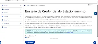 Prefeitura emite credencial online de estacionamento do idoso