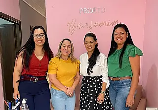 Lia Nogueira visita Projeto Benjamim
