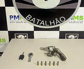 Homem é preso por porte ilegal de arma