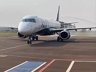 Embraer-195 entra na rotina de Dourados