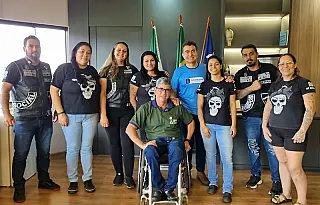Alex Cadeirante e Marçal se reúnem com moto-clubes