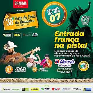 João Carreiro e Brenno & Matheus são as atrações do dia 7 no Rodeio