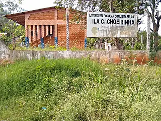 Mauricio pede manutenção na lavanderia comunitária