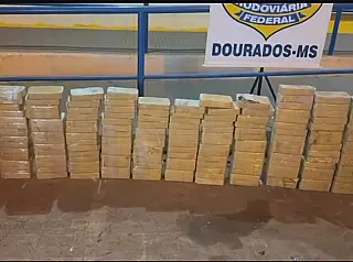 PRF prende casal de Itaporã com 235 kg de cocaína