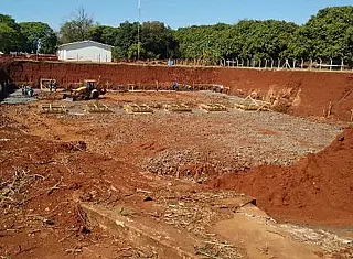 Presidente da Sanesul vistoria obras de expansão em Dourados