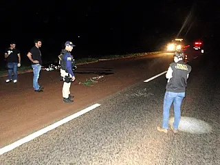 Cliclista morre atropelado na BR 163