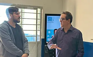 Cemar Arnal vistoria revitalização da Unidade Básica de Saúde do CSU no Jardim Água Boa