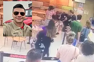 Bombeiro salva bebê engasgado no Shopping Avenida Center