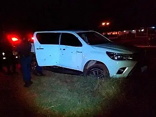 Policia recupera caminhonete roubada após perseguição na BR-163