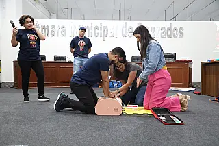 Servidores da Câmara de Dourados têm curso de suporte básico de vida