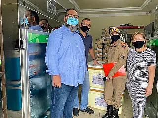 Dourados também começa vacinação simbólica a grupos prioritários contra a Covid-19