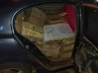 Polícia prende casal na BR-163 com veículo furtado e 837 quilos de maconha