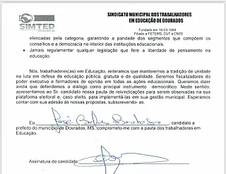 Barbosinha diz que não assina documento sem ler e ‘estranha’ ato do Simted