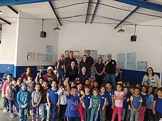 Ação na Escola Municipal Lóide Bonfim marca comemoração do Dia Nacional da Vigilância Sanitária