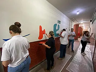 Ação leva melhorias e dinâmicas para escola de Itahum