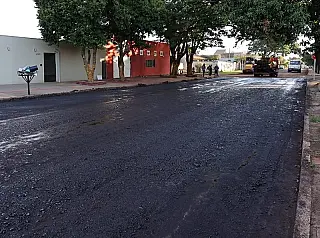 Vias públicas agora recebem asfalto de qualidade