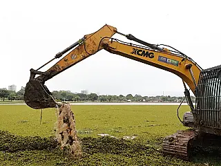 Córregos da cidade recebem manutenção