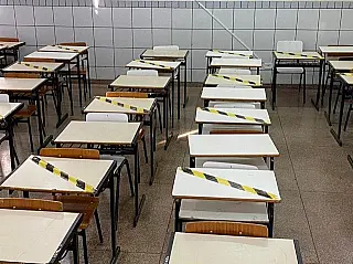 Promotor confere como estão preparativos para volta às aulas na Rede Municipal de Dourados