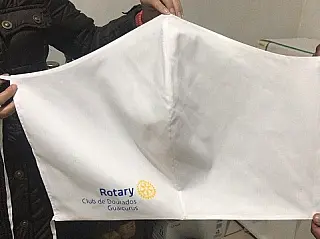 Monumento ao Ervateiro ganha máscara para conscientizar sobre Covid-19