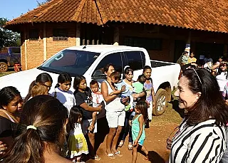 Cras da Reserva Indígena ganha novo carro para potencializar atendimentos