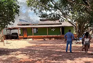 Sogra e nora morrem em casa que pegou fogo