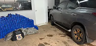 Homem é preso com 458 quilos de maconha