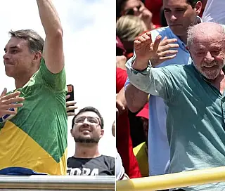 Flávio Bolsonaro chega com 2% na frente