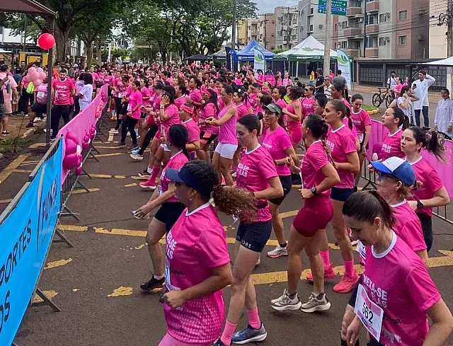 Corrida e Caminhada Rosa tem novo local de largada
