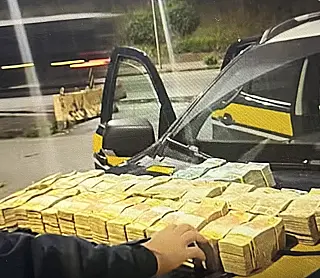 PRF apreende R$ 850 mil que saiu de Ponta Porã